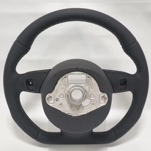 Compatible con Audi <span class=keywords><strong>A1</strong></span>, A3, A4, A5, Q5, B8 de 2009 a 2016. Volante Negro. Volante de Coche Duradero y Cómodo - Product Image 2