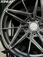 XINLAI Jantes forgées noires mates concaves profondes personnalisées 15 16 17 18 pouces Roues de voiture de tourisme pour BMW E90 E91 E92 E93