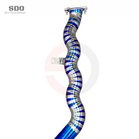 Tuyaux d'échappement intermédiaires en titane SD 1,2 mm pour BMW M2 G87 3.0T 2023+ Système d'échappement haute performance M2 G87 Tuyaux d'échappement de longueur égale