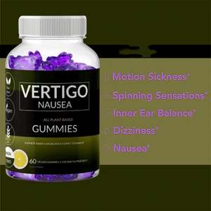 סוכריות גומי ורטיגו 6 ב-1 ג'ינגקו קוזו אסטרגלוס שורש ג'ינג'ר - Product Image 3