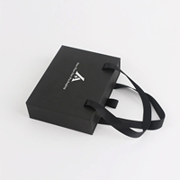 Boîtes Cadeaux en Carton Rigide Coulissantes pour Perruques, avec Logo Personnalisé et Poignée en Ruban