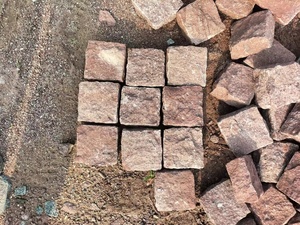 Khối đá granit màu be màu vàng sương mù tự nhiên <span class=keywords><strong>10x10x5</strong></span> cho các dự án cảnh quan và lát nền - Product Image 3