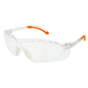 Gafas de seguridad duraderas resistentes a impactos lentes de PC ligeras 8C lentes de policarbonato de alta curvatura almohadilla de Nariz de PVC ANSI CE PPE - Product Image 3