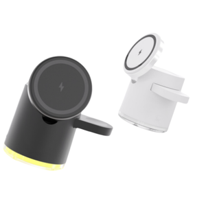 Centro de Carga Inalámbrico 3 en 1 de Alta Eficiencia con Soporte Dual para Relojes <span class=keywords><strong>Apple</strong></span> y Samsung, para iPhone 17 Pro Max - Product Image 1