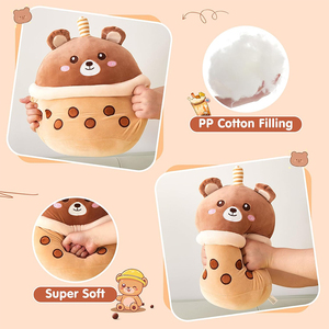 <span class=keywords><strong>Peluche</strong></span> de Alta Calidad de Oso Boba Tea, Lindo Animal de <span class=keywords><strong>Peluche</strong></span> de Té de Burbujas, Muñeco Suave de Leche de Perlas, Regalos de Cumpleaños, Navidad, San Valentín - Product Image 3