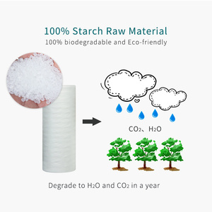 ฟิล์มกันกระแทกแบบเป่าลมย่อยสลายได้ทางชีวภาพ เป็นมิตรกับสิ่งแวดล้อม ผลิตจาก PLA  แบบม้วน ขนาด 400 มม. - Product Image 2