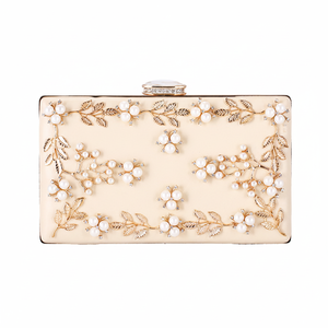 กระเป๋าถืออะคริลิครูปเค้กโบว์ไข่มุกแบบใหม่ปี 2025 สำหรับงานแต่งงาน งานปาร์ตี้ สายสะพายโซ่ กระเป๋าสะพายข้างใบเล็ก กระเป๋าเงินใบเล็ก - Product Image 1