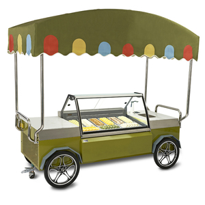 SHINEHO di alta qualità elettrico Mobile supermercato spingere carrello gelato cibo camion rimorchio per la vendita - Product Image 5