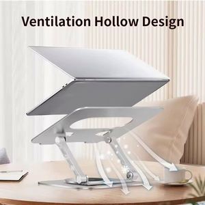 Adjustable Aluminum Alloy Laptop Stand with 360 Degree Rotating Feature Durable Metal Stand - Product Image 4