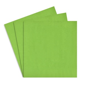 Nhà Hàng Ánh Sáng Màu Xanh Lá Cây In Cocktail Bữa Ăn Tối Dùng Một Lần Tùy Chỉnh Với Logo Đảng Serviettes Giấy Khăn Ăn Cho Đám Cưới - Product Image 1