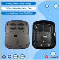 Boîtier d'appareil électronique en plastique PC moulé par injection, certifié ISO9001, marque YIXUN, ignifuge V0, pour batterie
