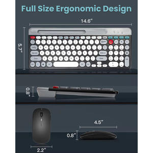 Clavier mécanique pour joueurs avec 104 touches, LED RVB, métal, souris sans fil étanche 2,4 G, ensemble pour jeux <span class=keywords><strong>LOL</strong></span> <span class=keywords><strong>Dota</strong></span> PUBG, connexion USB pour ordinateur - Product Image 4