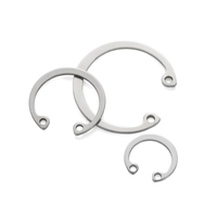 Metric ST 316L INOX 304 B8M A2-70 A4 Stainless Steel Axially Mounted Circlip for Shaft Spring Retaining Rings