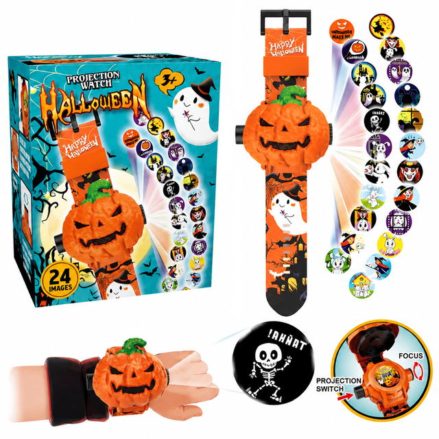 Wholesale Halloween Toys Watch Kids Light up Projection Watch Halloween Light up Toys
