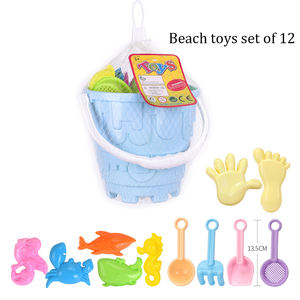 2023 grosir mainan pantai Set ember mainan pasir banyak kotak pasir plastik lucu dengan Kit hewan pantai toyr anak-anak - Product Image 4