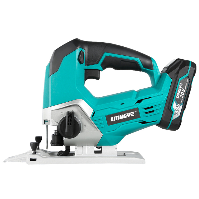 4 Level Electric Cordless Jig Saw Tool 20v Li-ion Cordless Jigsaw Machine with Straight Guide