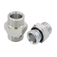 BSP mâle CAPTIVE SEAL BSP filetage mâle raccord droit raccords de Tube adaptateur de tuyau hydraulique 1B adaptateurs hydrauliques raccords