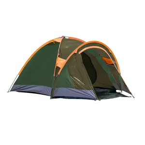 Tenda Nature hike luar ruangan, tenda berkemah kustom luar ruangan Keluarga 3 4 orang 2024 terlaris
