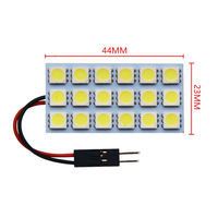 12V voiture panneau lecture carte lampe 6/9/15/24 LED SMD voiture dôme éclairage intérieur toit lumière T10 feston ampoules voiture lumière accessoires