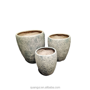 Pot Bunga Semen Serat Atlanta Desain Baru 2026, Ukuran Besar, Gaya Vintage Eropa Modern, Vas Lantai untuk Taman Luar Ruangan - Product Image 6