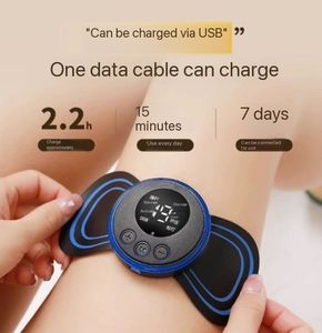 Senxiao 2025 Ems ajustable inteligente inalámbrico Mini eléctrico espalda cuello parche vibrador masaje pegatina - Product Image 3