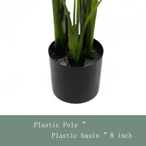 120cm de simulación de las plantas verdes artificial de la PU viajero árbol de banana - Product Image 6