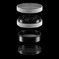 Broyeur à herbes VAGrinders 63 mm de style moderne avec logo OEM gratuit pour accessoires de fumage, sans MOQ, expédition en 24 heures
