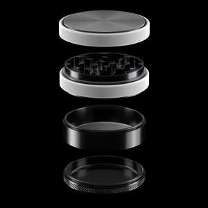 VAGrinders Grinder per Erbe da 63mm Stile Moderno con Logo OEM Gratuito per Accessori Fumatori Senza MOQ Spedizione in 24 Ore - Product Image 3