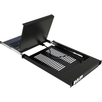 Commutateur KVM IP LED 8 ports MT-VIKI 1U en rack avec adaptateur USB VGA sur Ethernet CAT6, console LCD 19 pouces