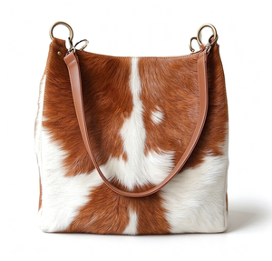 Dernier modèle 2025 – Sac seau de luxe pour femme avec fermeture éclair avant en fourrure, imprimé animal, sans bandoulière, imperméable, idéal pour les affaires - Product Image 5