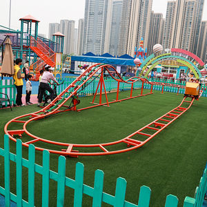 Equipamento de Parque de Diversões Familiar Mais Popular para Pais e Filhos, Montanha-Russa Infantil Movida a Mãos do Pai - Product Image 1