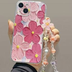 <span class=keywords><strong>Coque</strong></span> de téléphone portable transparente antichoc avec cordon, design tendance, pour le commerce international (modèles 14/15) - Product Image 1