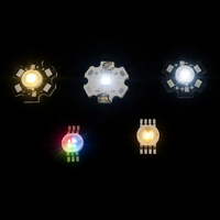 Módulo de Placa PCB LED Estrella de Alta Potencia 1W 3W 5W 9W Azul/Rojo con Alto CRI 70, Muestra Gratuita, para Linterna, Foco y Luz de Escenario