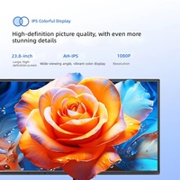 Aoc 23,8-inch IPS Full HD 100Hz Anti-Blue Light DP Nieuwe Monitor voor Business Desktop Gebruik