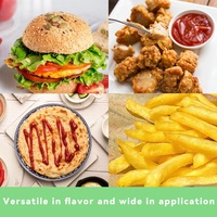 Burger à spaghetti de 1 kg de haute qualité avec sauce à tremper au ketchup pour une expérience culinaire emballée dans une boîte et un sac