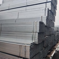 Önceden Galvanizli Kare Çelik Boru Q195 Q235 Düşük Karbonlu Çelik İçi Boş Profil, Mobilya Çerçevesi, Korkuluk, Sera ve İmalat İçin