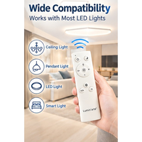 Télécommande vocale Air Mouse programmable et personnalisable IR RF 2.4G à 10 boutons, code roulant blanc, pour DSTV, piles AAA, portée 10m
