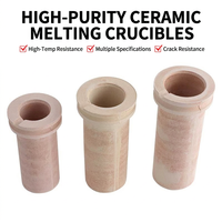 Crucible en céramique robuste pour four de fusion haute température, à double anneau cuivre-aluminium, équipement expérimental pour bijouterie