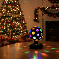 Disco-Weihnachtsparty-Licht Liebesgeschenk USB Mini LED Stroboskop-Licht Magische Kugel Mehrfarbige Tanz-Atmosphäre Nachtlicht für Zuhause