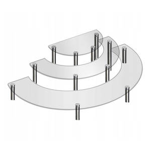 Estante de exhibición de acrílico para panadería, estante de caja de servicio hecho de fábrica personalizado, Cupcakes, otro soporte de exhibición - Product Image 5