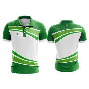 เสื้อโปโลลดราคา เสื้อโปโลโพลีเอสเตอร์สุดหรูสำหรับผู้ชาย เสื้อโปโลแขนสั้น ดีไซน์ทันสมัย - Product Image 4