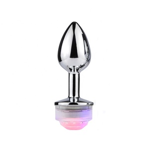 Lampe LED colorée, <span class=keywords><strong>plug</strong></span> <span class=keywords><strong>anal</strong></span>, gode <span class=keywords><strong>anal</strong></span>, <span class=keywords><strong>plug</strong></span> <span class=keywords><strong>anal</strong></span> en métal pour jeux sexuels pour adultes - Product Image 5