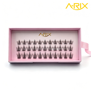 Pestañas Postizas Estilo Elfo Marrón, Reutilizables, Material PET, Impresas en 3D, Nunca Pierden Forma, Diseño Segmentado y Rizado, Extraíbles - Product Image 4