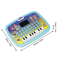 Kids Mini Piano Instruments Keyboard Toy Silicon Rubber Button Interactive Music Learning Tablet Play Pad for Learning