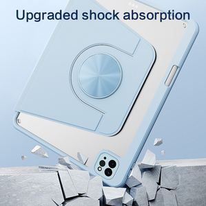 360° Rotatable Magnetic <b>Tablet</b> Case Transparent Shockproof Protective Cover with <b>Stand</b> Function - Product Image 5
