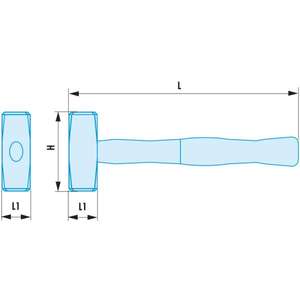 Facom-1262H.200SR ค้อนสไตล์เยอรมันไม่เกิดประกายไฟ3148518676595ค้อนและขวาน - Product Image 2