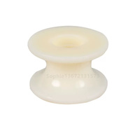 Manchon en nylon résistant à l'usure du fabricant chinois Poulie en nylon PA Rouleau de curseur solide Pièce en plastique de roue de guidage en nylon MC antidérapante