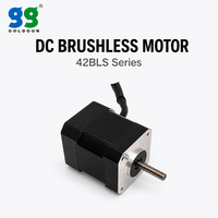 GOLDGUN 24VDC 90W 3000RPM 0.28N.m Motor BLDC 42 Flens Persegi Motor Tanpa Sikat dengan Kebisingan Rendah untuk Peralatan Rumah Tangga, ODM/OEM Kustom