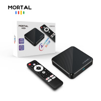 TV Box Mortal H728 con Android 14, Allwinner H728 Octa Core, 4GB+64GB, 8K, WiFi 6, Reproductor Multimedia IPTV OTT, Control por Voz
