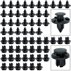 Clips de fixation automatiques 180 pièces en plastique noir pour garniture de carrosserie Honda, pare-chocs, capot, panneau de porte, pièces de rechange et de réparation - Product Image 1